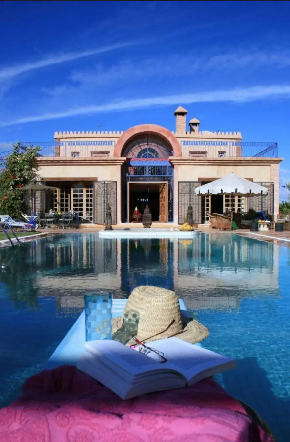 Villa Rêve — la façade et l'entrée (route de Casablanca, Marrakech)