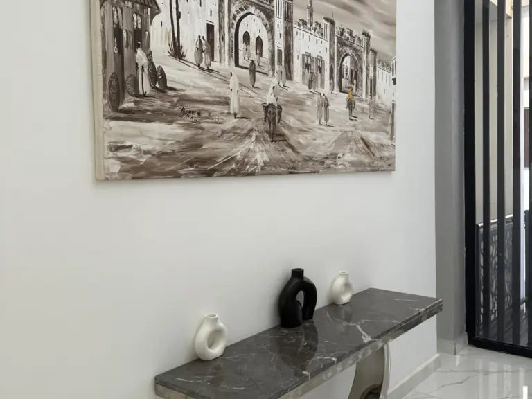 Villa Perle — une des chambres (golf Amelkis, Marrakech)