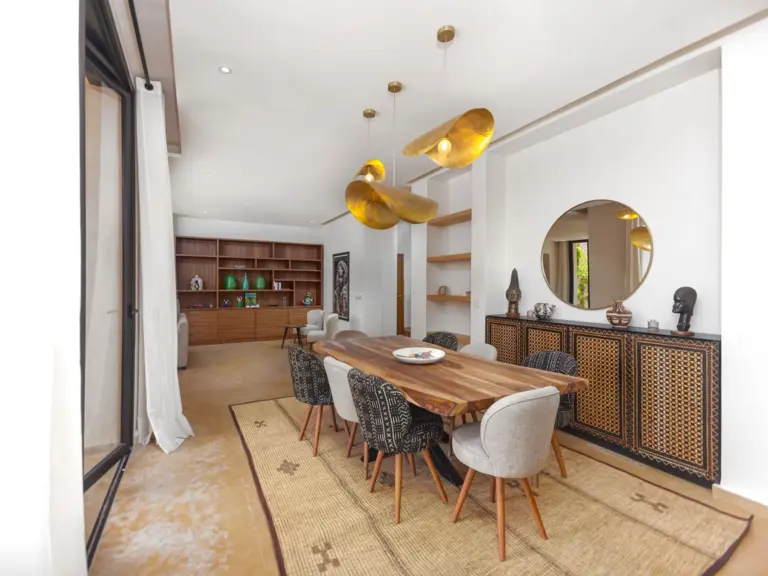 Villa Golf 3 — la piscine et la terrasse (golf Al Maaden, Marrakech)