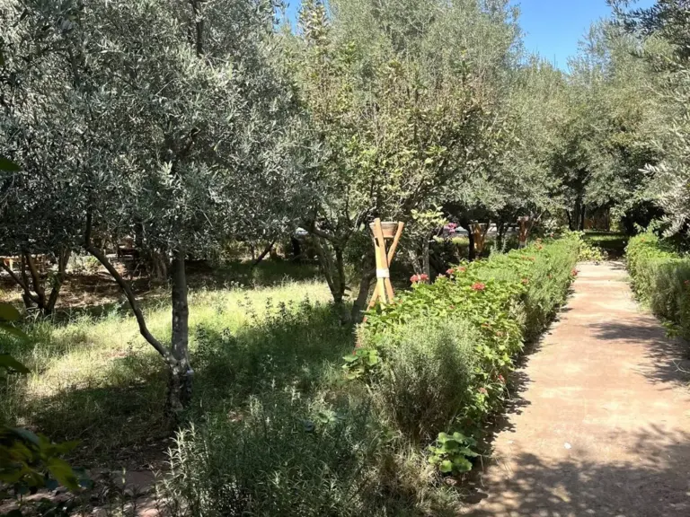 Villa Beldi — la salle à manger (golf Amelkis, Marrakech)