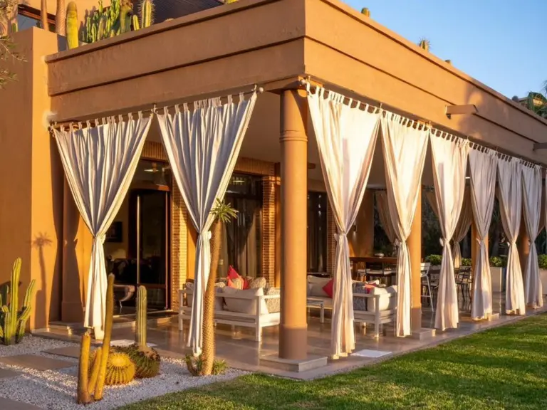 Villa Elio — une des chambres (route de Tahanaout, Marrakech)