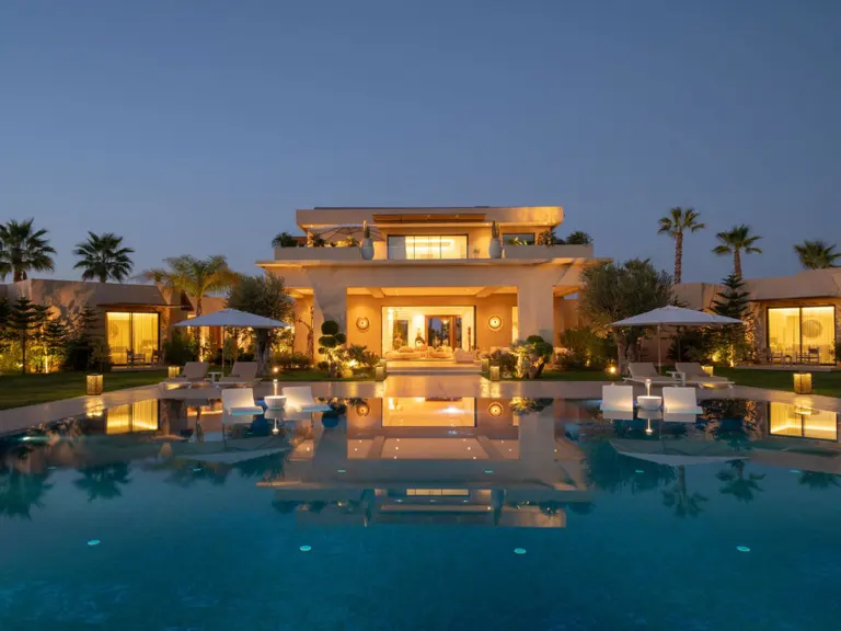 Villa Manon — la salle à manger (Palmeraie, Marrakech)