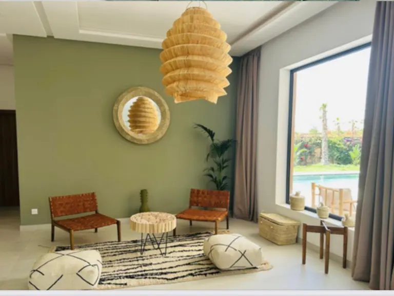 Villa jumelle Amande — une des chambres (route de l'Ourika, Marrakech)