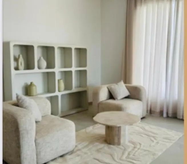 Villa jumelle Beige — une des chambres (route de l'Ourika, Marrakech)