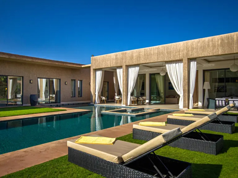 Villa Emma — une des chambres (route de l'Ourika, Marrakech)