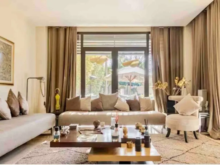 Villa Golf 1 — une des chambres (golf Al Maaden, Marrakech)