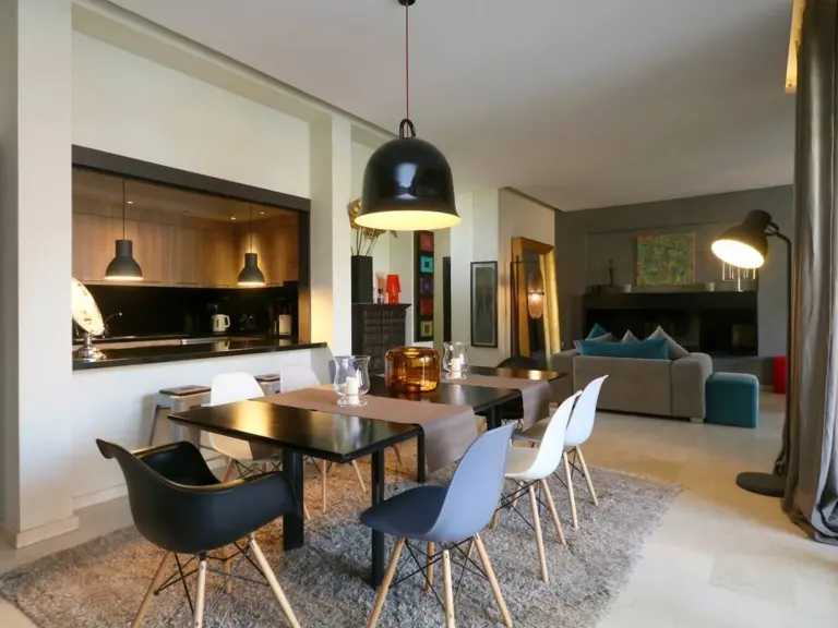Villa Golf 1 — la salle à manger (golf Al Maaden, Marrakech)
