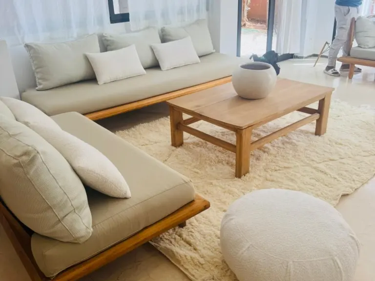 Appartement — la façade et l'entrée (route de l'Ourika, Marrakech)