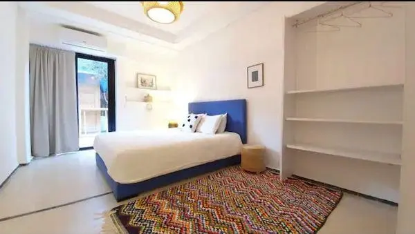 Appartement — une des chambres (route de l'Ourika, Marrakech)