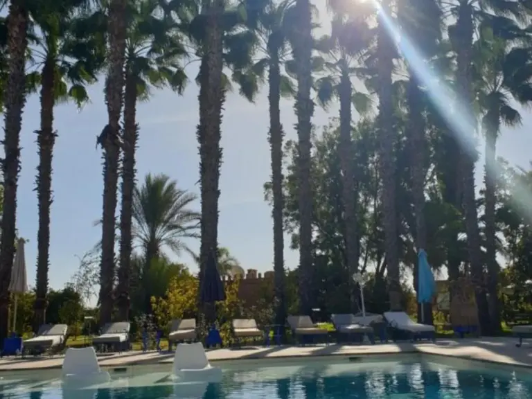 Villa Rêve — la piscine et la terrasse (route de Casablanca, Marrakech)
