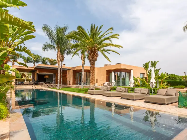 Villa Suzanne — la façade et l'entrée (Assoufid, Marrakech)